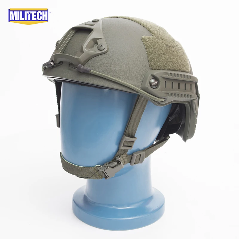 MILITECH FAST OD Green FA Style Super ABS Airsoft Tactical Helmet Ops Core Style High Cut