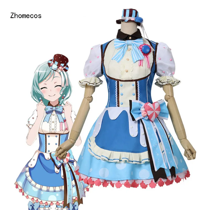 Zhomecos Amine BanG Dream Pastel * Palettes Hina Hikawa карнавальный костюм полный комплект для женщин и