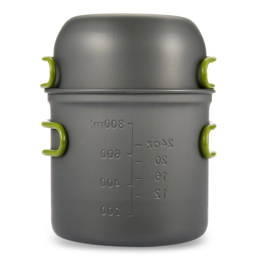 

Aluminum Alloy Hiking Picnic Tourist Tableware Set Outdoor Pots Field Stove Set Pot 1-2 People Cookware Set Picnic Camping Table
