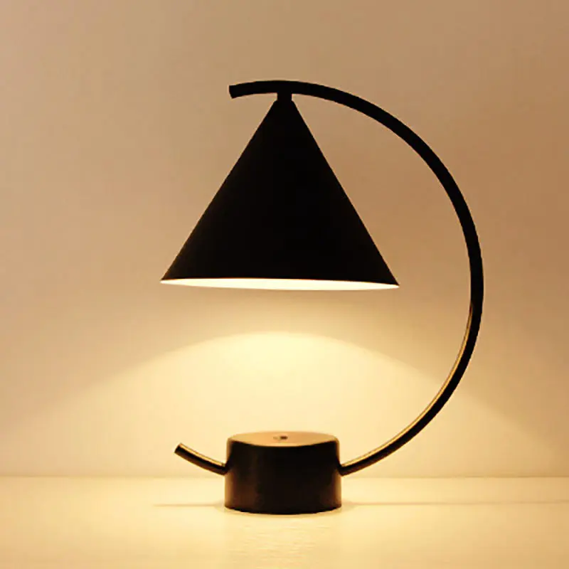 Современная Скандинавская Минималистичная galss настольная лампа шар креативный lron светодиодный настольный светильник для гостиной, кабинета, спальни, прикроватная лампа e27 - Цвет абажура: D29xH38cm