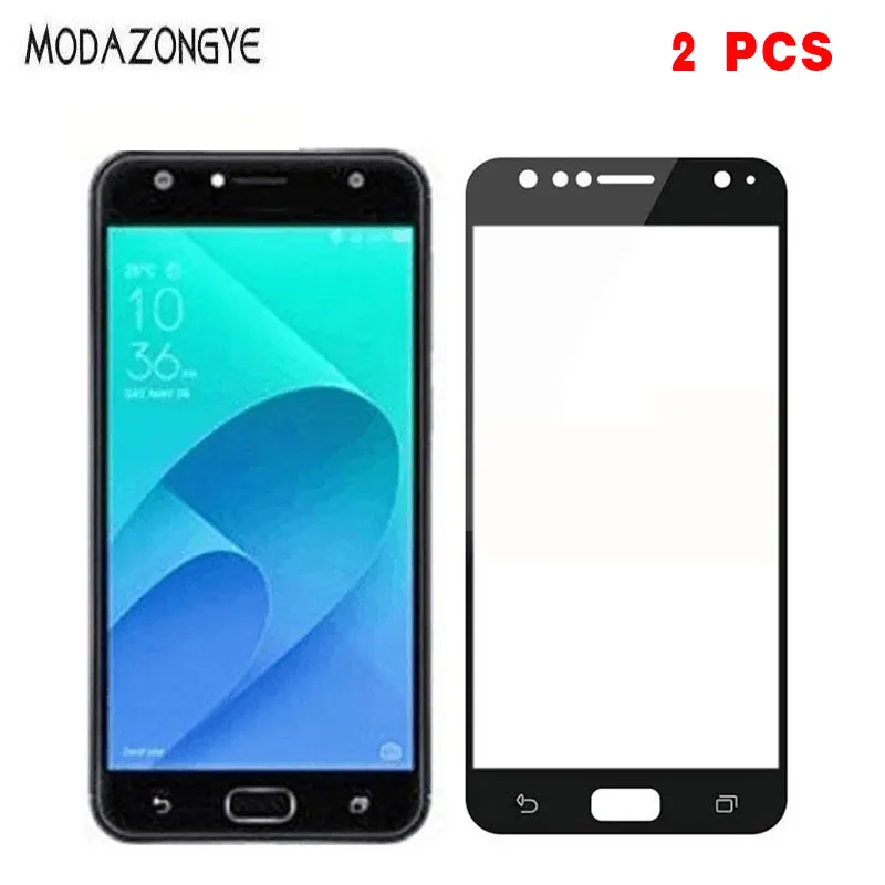 2 шт для закаленного стекла Asus ZenFone 4 Selfie ZD553KL Защита экрана ZD553 KL полное покрытие