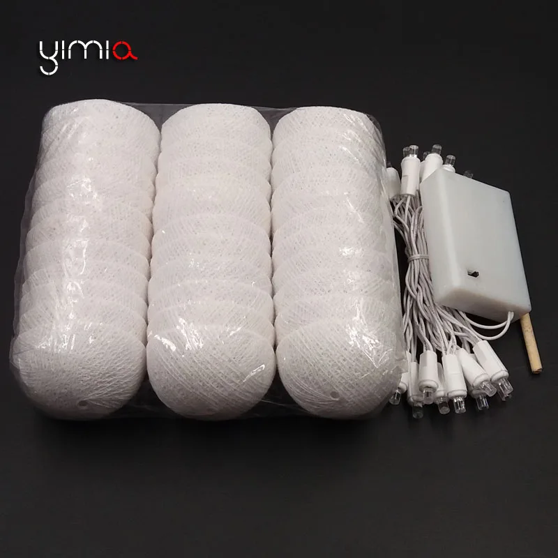 20 قطعة/المجموعة الأبيض بطارية تعمل القطن كرات سلسلة أضواء عيد الميلاد LED الطوق عطلة حزب الزفاف الطفل كيد غرفة الديكور 20 قطعة/المجموعة الأبيض بطارية تعمل القطن كرات سلسلة أضواء عيد الميلاد LED الطوق عطلة حزب الزفاف الطفل كيد غرفة الديكور