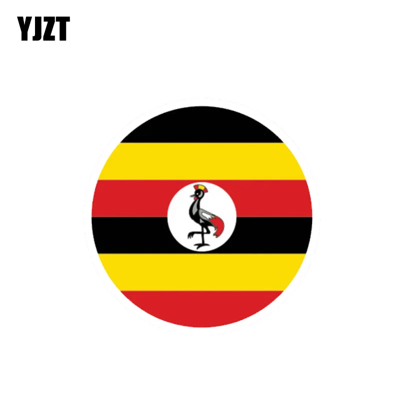 YJZT 10CM*10CM Car Sticker Flag Uganda Window PVC Body Decal 6-1105 | Автомобили и мотоциклы
