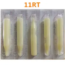 UPTATSUPPLY 11RT 50 шт./партия круглые одноразовые белые пластиковые наконечники, пластиковые трубки для тату-машины