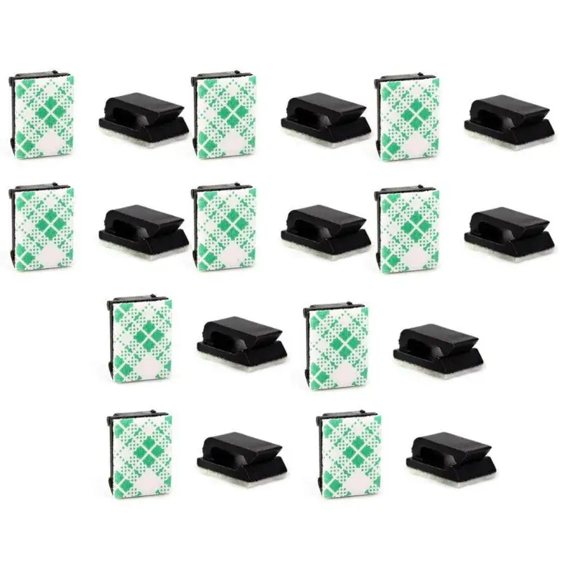 

50pcs/set Adhesive Car Tie Clips Organizer Drop Adhesive Clamp Wire Cord Clip Cable Cord Fixer Organizer Clamps Line Holders