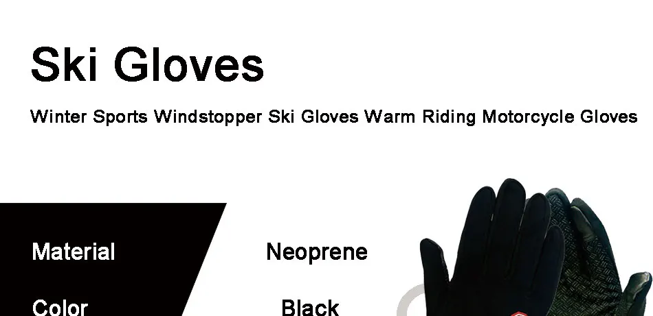 Зимние спортивные ветрозащитные лыжные перчатки, теплые мотоциклетные перчатки для езды на открытом воздухе, ветрозащитные перчатки Luva унисекс, дропшиппинг