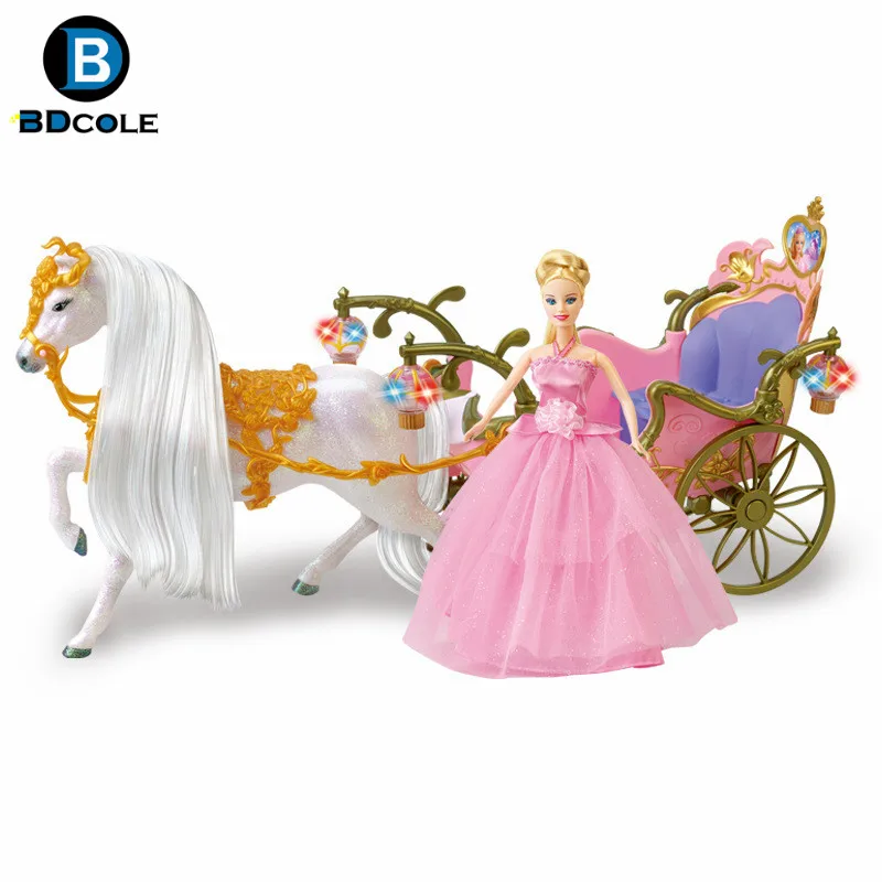 barbie walking horse