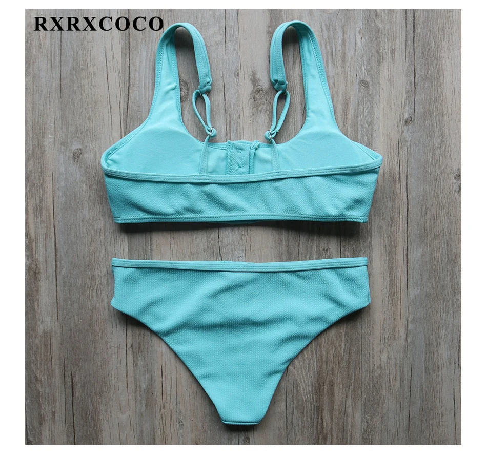 RXRXCOCO, Хит, бикини, купальник для женщин, Maillot De Bain Femme,, сексуальный комплект бикини, на пуговицах, купальник для женщин, купальник, пляжная одежда