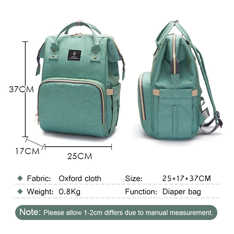 Baby Diaper Bag Fashion Mummy Maternity Nappy Bags Brand Large Capacity Stroller Bag Travel Backpack Nursing Bag Baby CareBag (6)