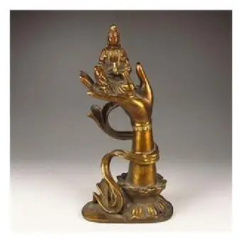 

Chinese Bronze Statue- Kwan-yin & Buddha Palm NR
