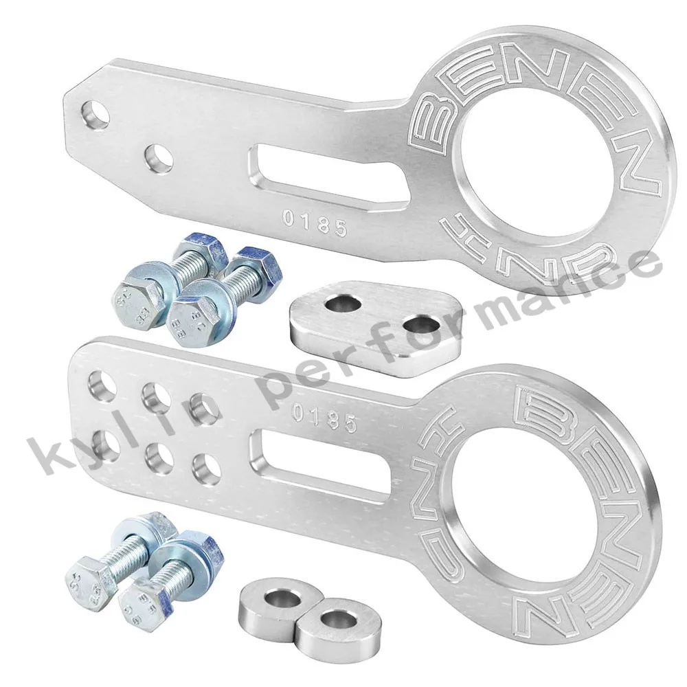 Double Lettering UNIVERSAL TOW HOOK SET (ONE SET Front + Rear)tow