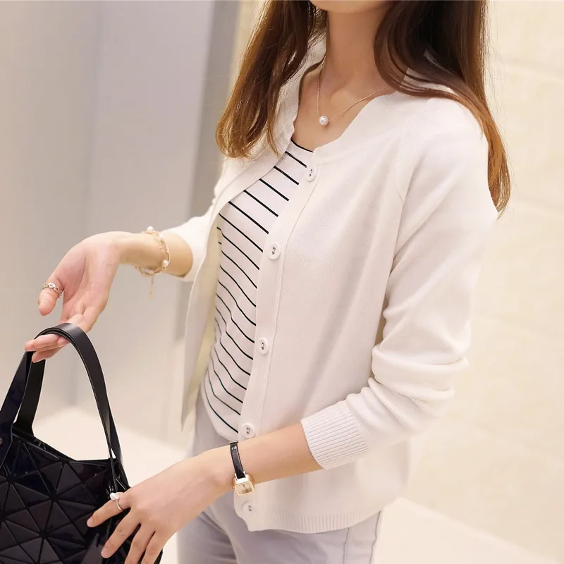 Knit Button Cardigan Women Top 2018 Spring Summer O Neck Solid Sweater Thin Coat Women Casual Cardigans Full Sleeve Jacket Coat Knit Button Cardigan Women Top 2018 Spring Summer O Neck Solid Sweater Thin Coat Women Casual Cardigans Full Sleeve Jacket Coat