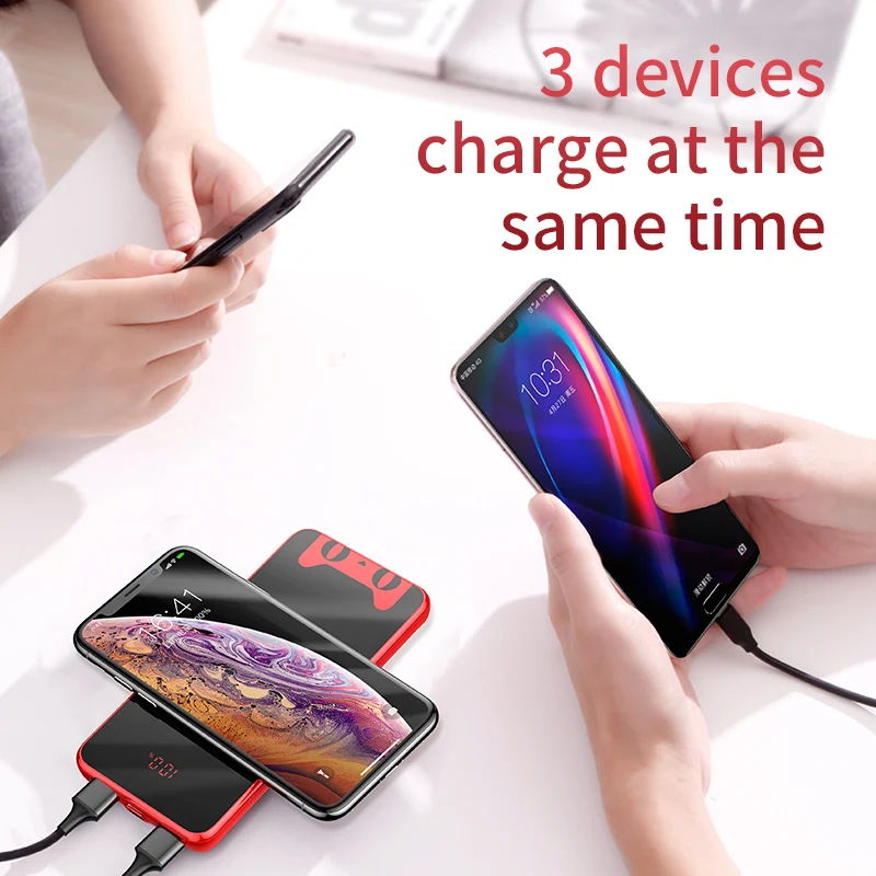 Baseus 10000mAh Qi Wireless Charger Power Bank For iPhone Samsung LCD Dual USB External Battery Pack Wireless Powerbank Charger Baseus 10000mAh Qi Wireless Charger Power Bank For iPhone Samsung LCD Dual USB External Battery Pack Wireless Powerbank Charger