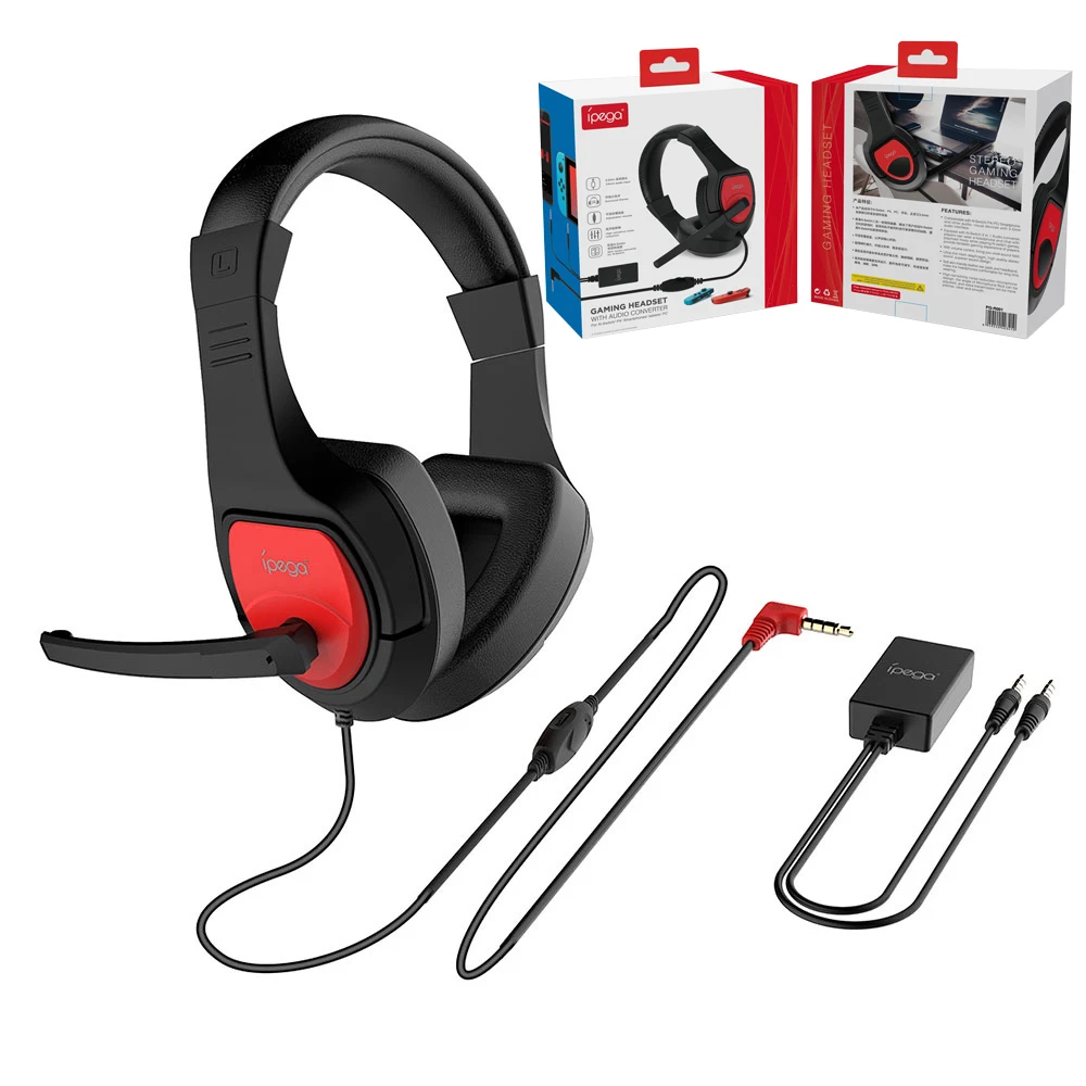 Игровые наушники IPega Hi-Fi стереонаушники Музыкальная гарнитура микрофон для PS4