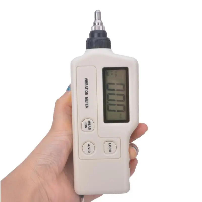 GM63A ручной Портативный светодиодный цифровой датчик вибрации измеритель виброметрический Анализатор Ускорение