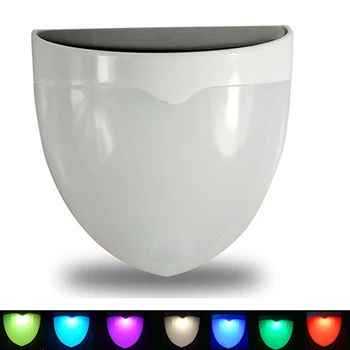 

Solar Outdoor Fence Light Waterproof Wall Mount Decorative Deck Lamp for Garden Lawn ALI88