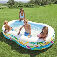 262*160*46 см прекрасная детская игровая площадка надувной плавательный бассейн Водный морской Толстый ПВХ бассейн для детской площадки Bebe Zwembad A204