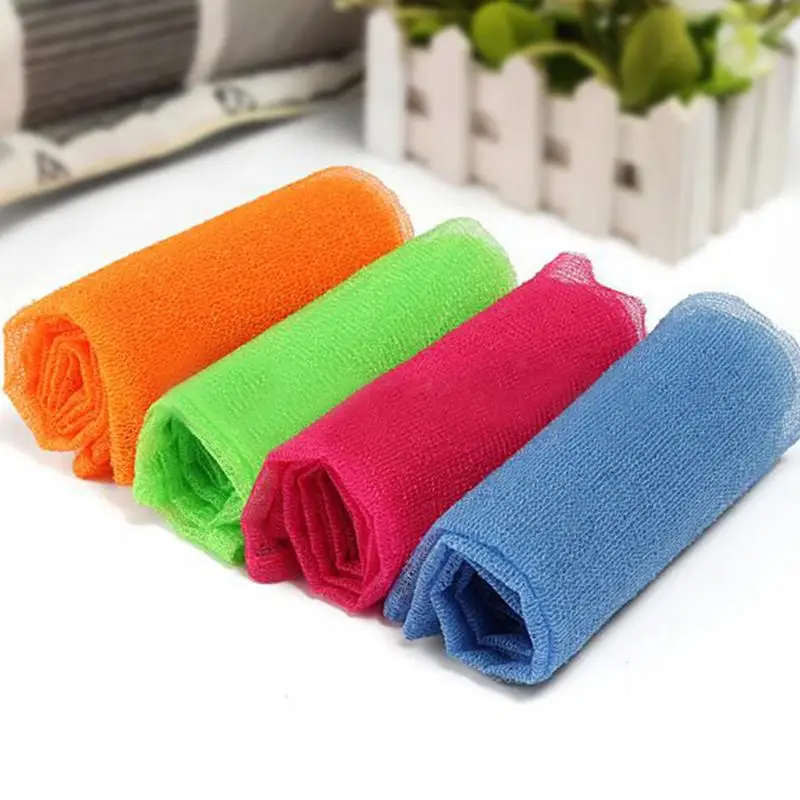 High Quality Nylon Mesh Bath Shower Body Washing Clean Exfoliate Puff