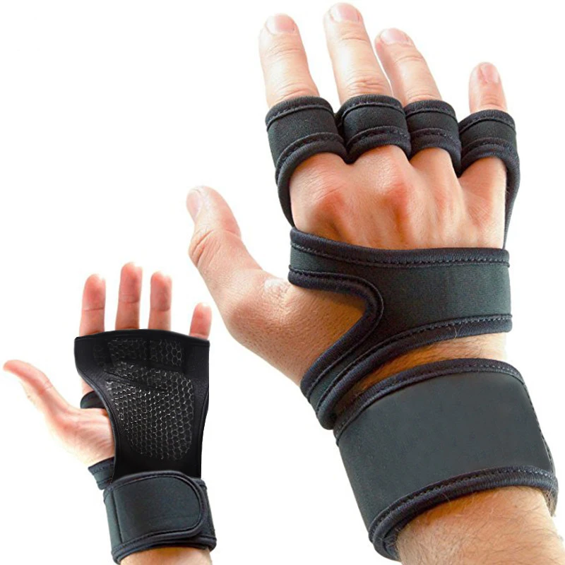 Для мужчин Для женщин Фитнес перчатки, поддержка запястья Вес подъема Перчатки для фитнеса тяжёлый спортивный тренировки