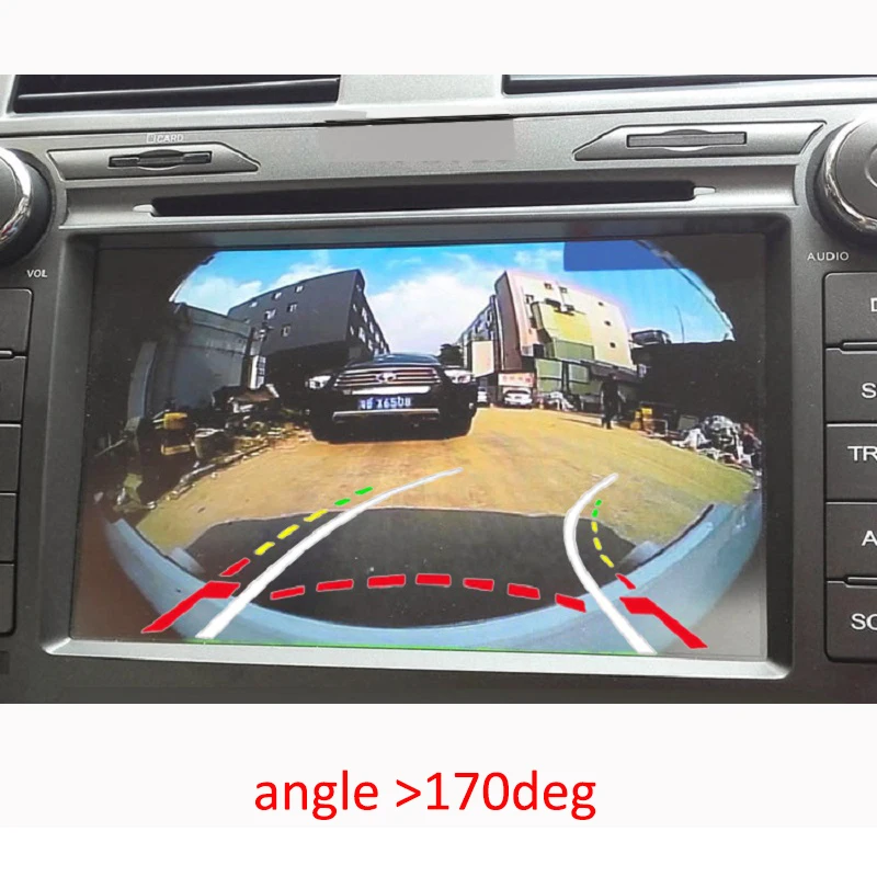 180deg CCD Автомобильная камера заднего вида для Mercedes-Benz C class W205 CLA W117 GLA переключатель багажника камера динамическая траектория - Название цвета: Dynamic track180deg