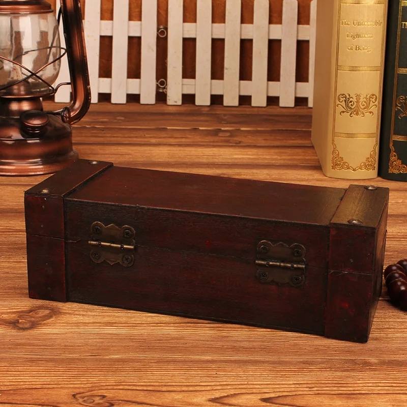 Home Multifunctional Container Cosmetics Wooden Table Sundries Antique Office House gift box Photography props Necklace jewelry Home Multifunctional Container Cosmetics Wooden Table Sundries Antique Office House gift box Photography props Necklace jewelry