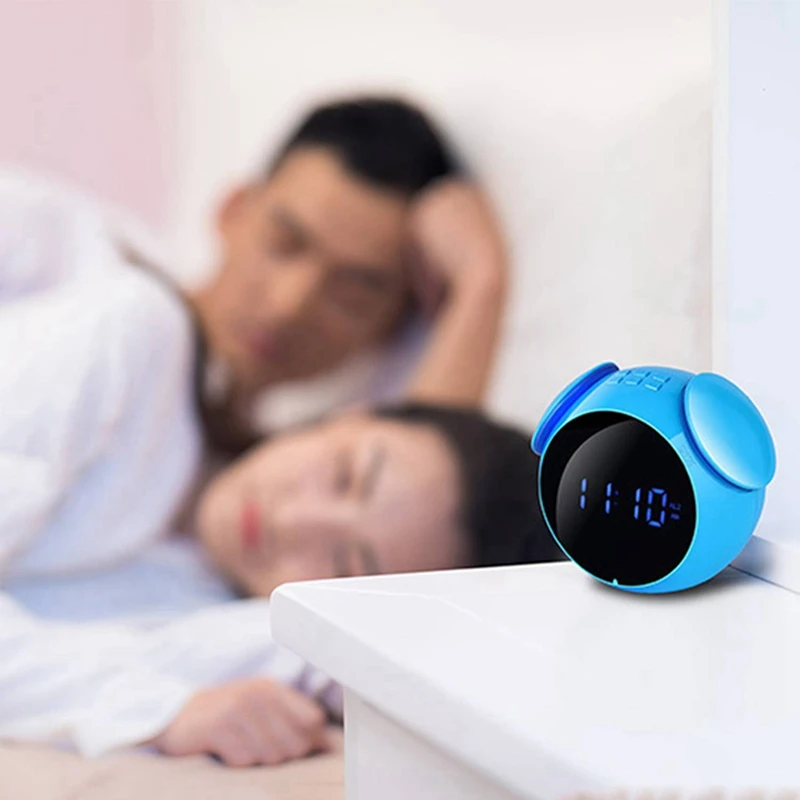 Мини Bluetooth аудио функция колонки 4,2 протокол MP3 карты зеркальный дисплей Будильник FM радио беспроводная Настройка будильника