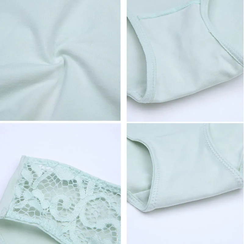Pretty Lace Trim Wire Free Vest Back Full Cup Bralette (4)