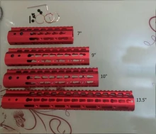 New Hot Chinese Red 7” 9” 10” 12” 13.5” 15” Length Key Mod NSR Handgaurd Rail Mount Hunting Accessories