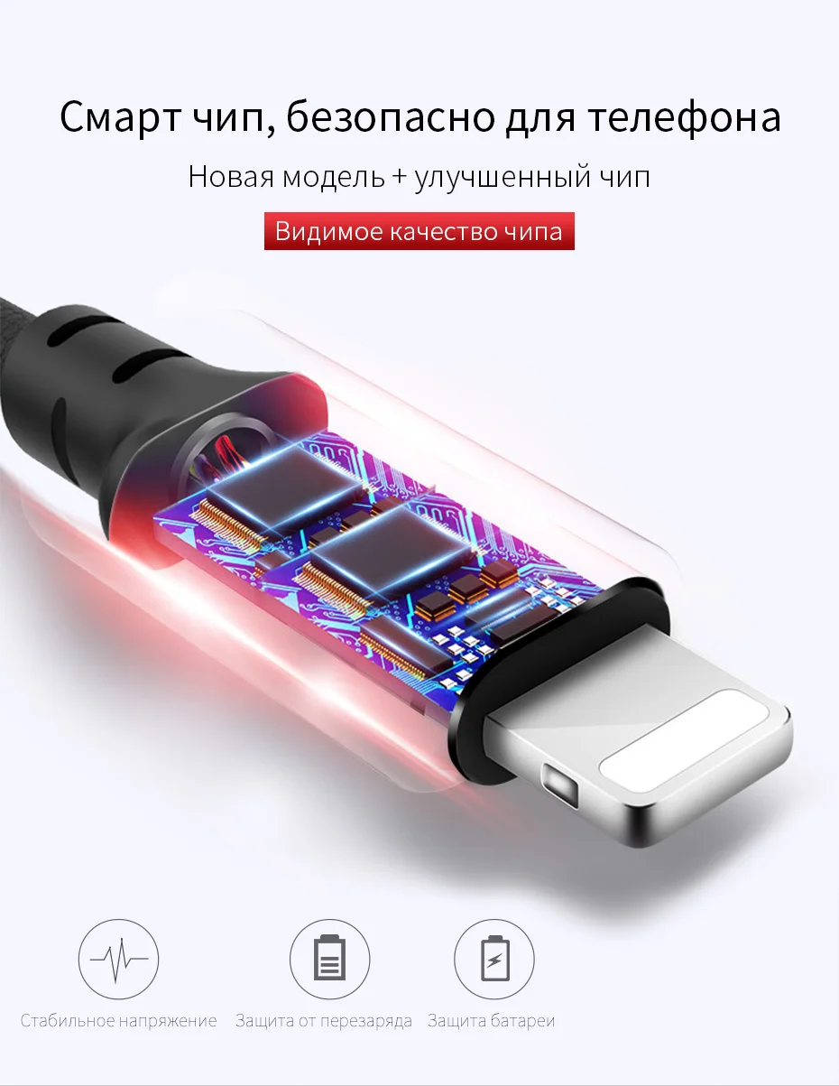 HOCO для нейлона 2A Быстрый кабель USB зарядное устройство Шнур USB кабель для зарядки для Apple iPhone Xs Max XR X 7 6 s 6s Plus 1 м/2 м