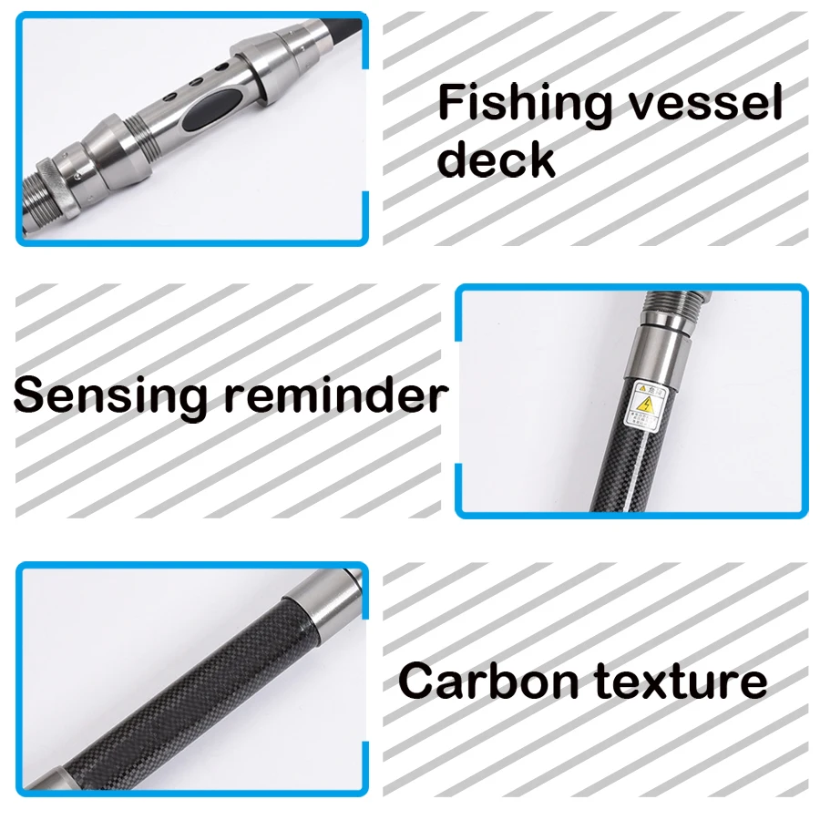 Telescopic Fishing Rod Portable Spinning Fishing Rod Pole Travel Sea Boat Rock Fishing Rod Carbon Fiber Fishing Pole 7