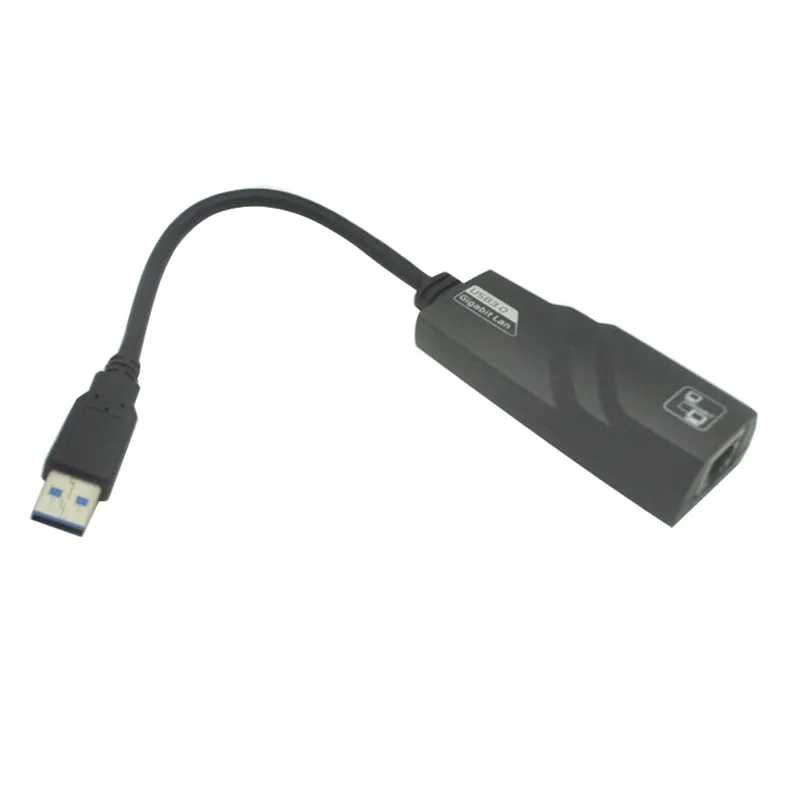 Chielecna Новое поступление подключаемый к 10/100/1000 Мбит/с Gigabit Ethernet RJ45 Сеть USB 3,0 адаптер карты для ipad