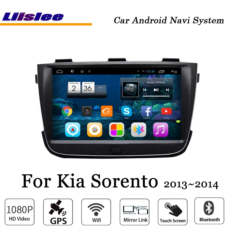 Liislee автомобильный Android gps Navi карта навигационная система для Kia Sorento 2013~ Радио Стерео Аудио Видео Мультимедиа(без DVD плеера