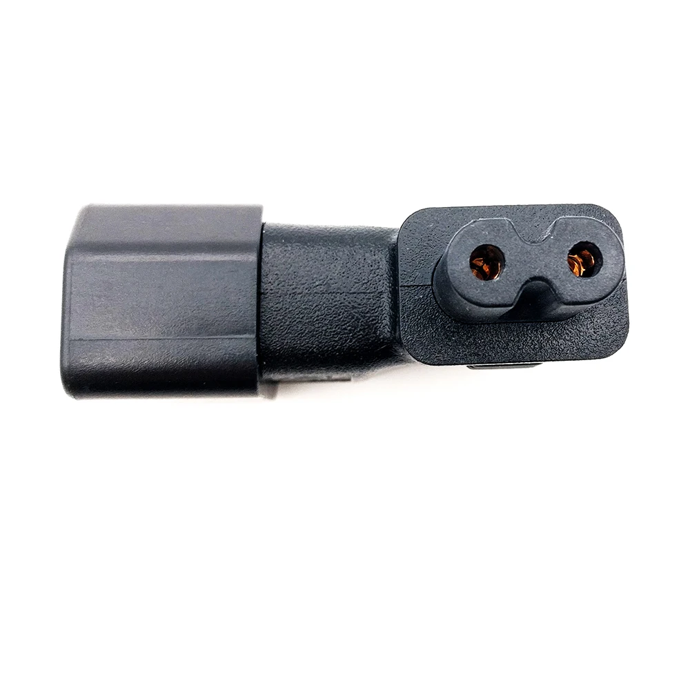 Переходник IEC 320 C14 C7 с прямым углом переходник на 3 контактного штекера 2