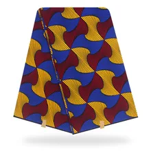 Дизайн нигерийские восковые ткани 6 ярдов гарантия голландская восковая ткань Анкара восковая печать для ткани или платья