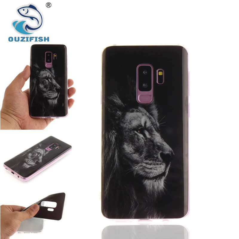 

OUZIFISH For Samsung Galaxy S9 Plus Case For Samsung S9 Plus Case Silicone Cute Transparent Cover For Samaung Galaxy S9 Plus