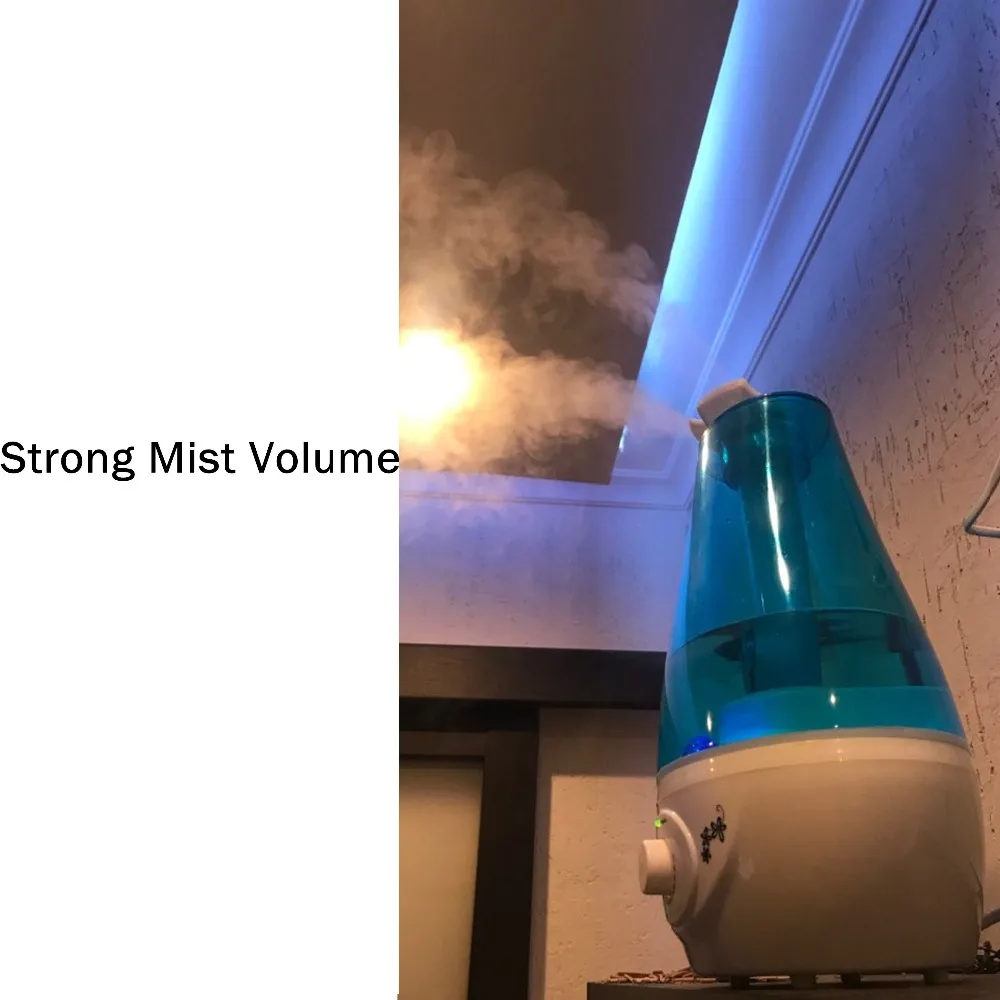 Kaufen 3L Ultraschall Luftbefeuchter Aroma Öl Diffusor 25 watt 110 240 V LED Licht AromaHumidifier Haushaltsgeräte Ultraschall nebel hersteller Difusor