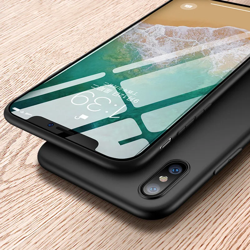 

360 Degree Airbag DropProof Soft Case for iphone XS Max XR 7 8 Plus 6 6s X 10 Anti-Fingerprint MatteTransparent Silicone Cover