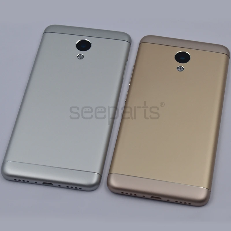 Meizu M3s Mini, 5,0 дюймов, металлический чехол, чехол для Meizu M3s Mini, задняя крышка для батареи, корпус, запасные части M3s