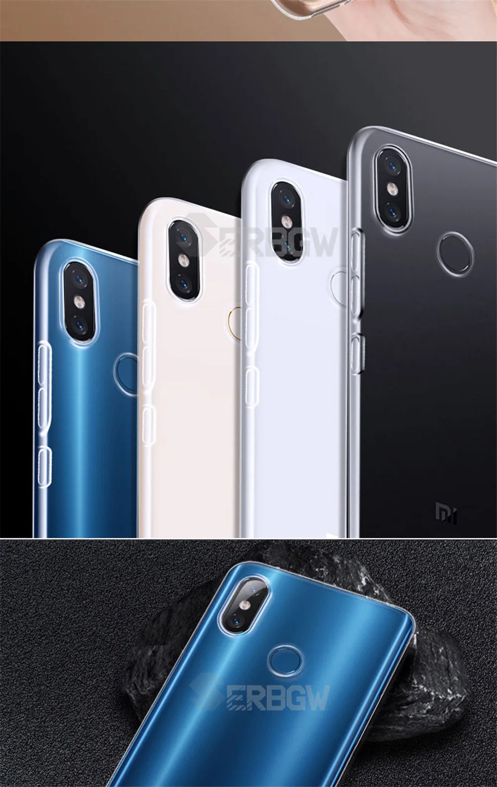 Прозрачный защитный чехол для Xiaomi mi 9 8 SE 6 6X A2 Lite Max 2 3 pocophone F1 мягкий прозрачный чехол для Red mi 6A Note 7 6 5 5A Pro