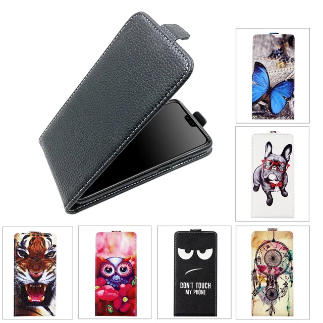 Best Offers Fashion Cartoon Pattern Flip Leather Case For HUAWEI Honor 10 Embossed flip phone case honor 10 cover