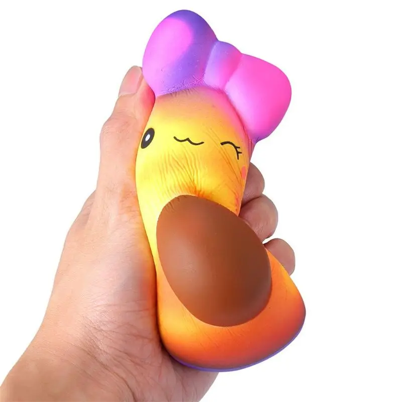 Новый мягкий Jumbo Squishies игрушечные лошадки изменить цвет замедлить рост снятие стресса игрушка Squeeze Magic игрушка в подарок