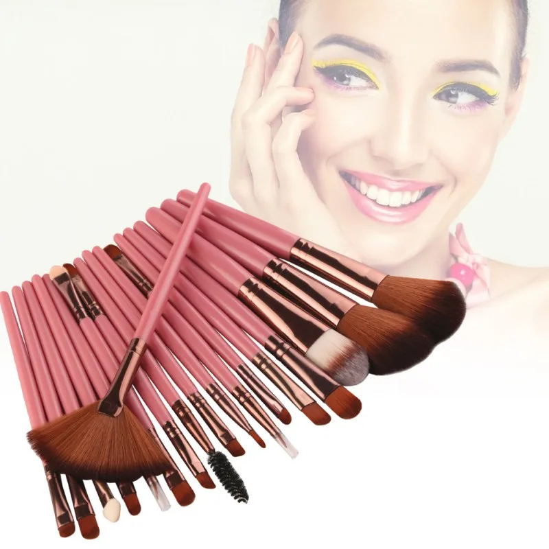 NEW 18Pcs Makeup Brushes Tool Set Cosmetic Powder Eye Shadow Foundation Blush Blending Beauty Make Up Brush Maquiagem NEW 18Pcs Makeup Brushes Tool Set Cosmetic Powder Eye Shadow Foundation Blush Blending Beauty Make Up Brush Maquiagem