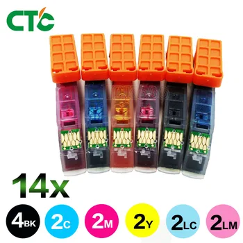 

14X Compatible Ink Cartridge T2431 to T2426 24XL For Expression Photo XP-55 XP760 XP850 XP860 XP-950 XP-750 inkjet printer