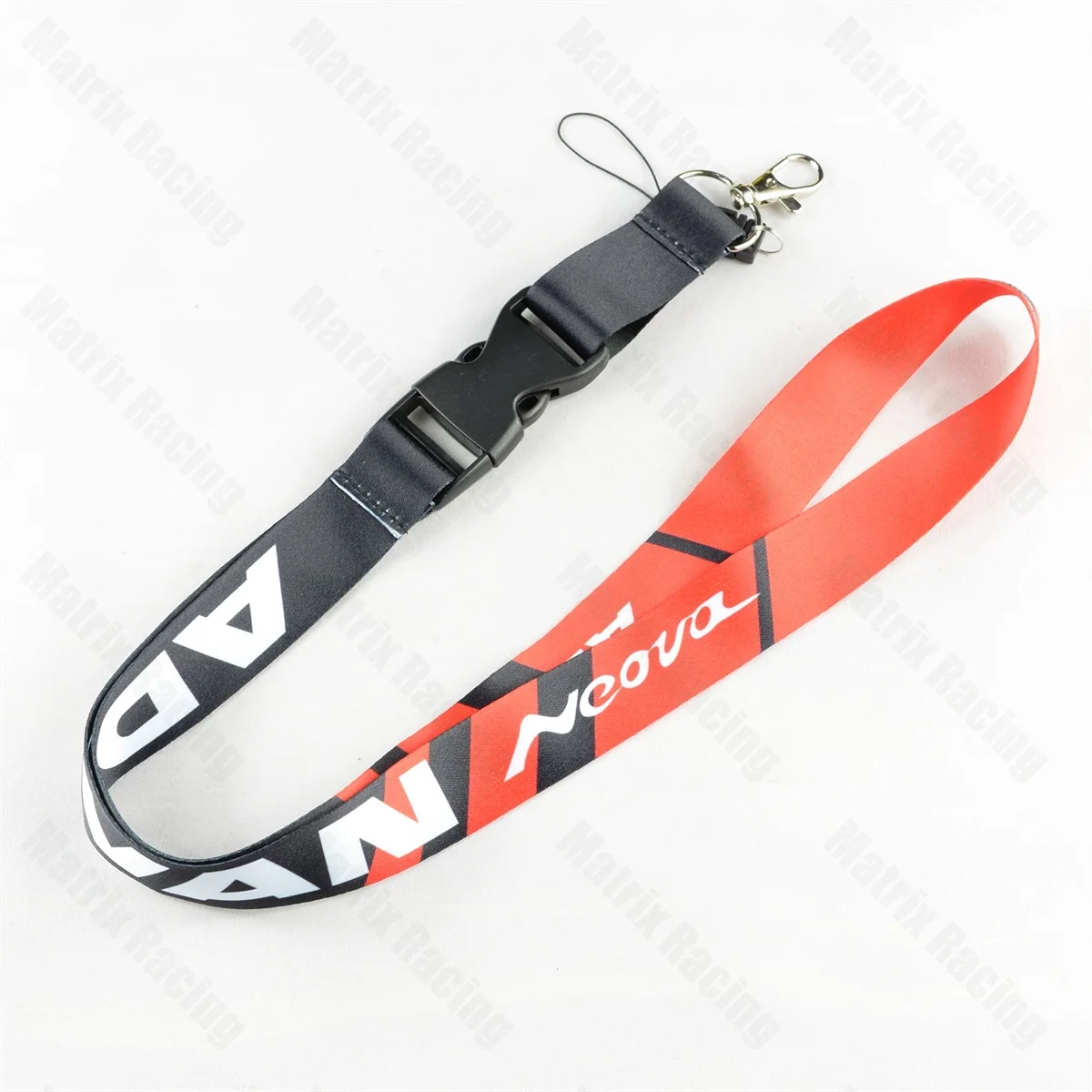 

JDM Style ADVAN Logo Cellphone Lanyard JDM Racing Car Keychain ID Holder Mobile Neck Strap with Quick Release
