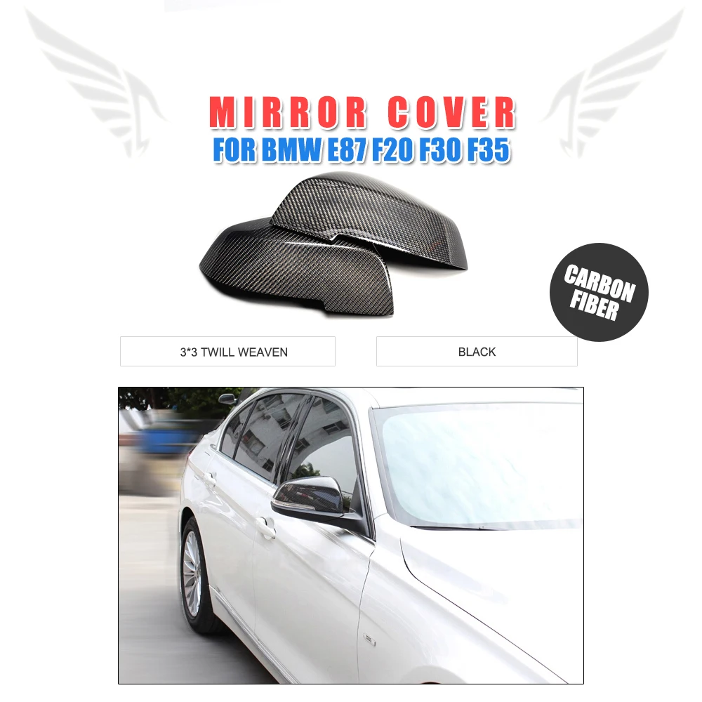 Carbon Fiber Side Mirror Covers for BMW E87 F20 F30 F35 2011UP Auto