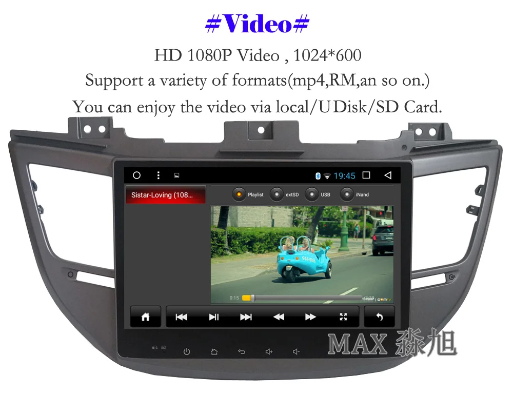 Flash Deal MAX Android 8.1.0 Car DVD Player For Hyundai Tucson 2015 2016 2017 GPS Navigation System Radio WiFi Steering wheel control 6