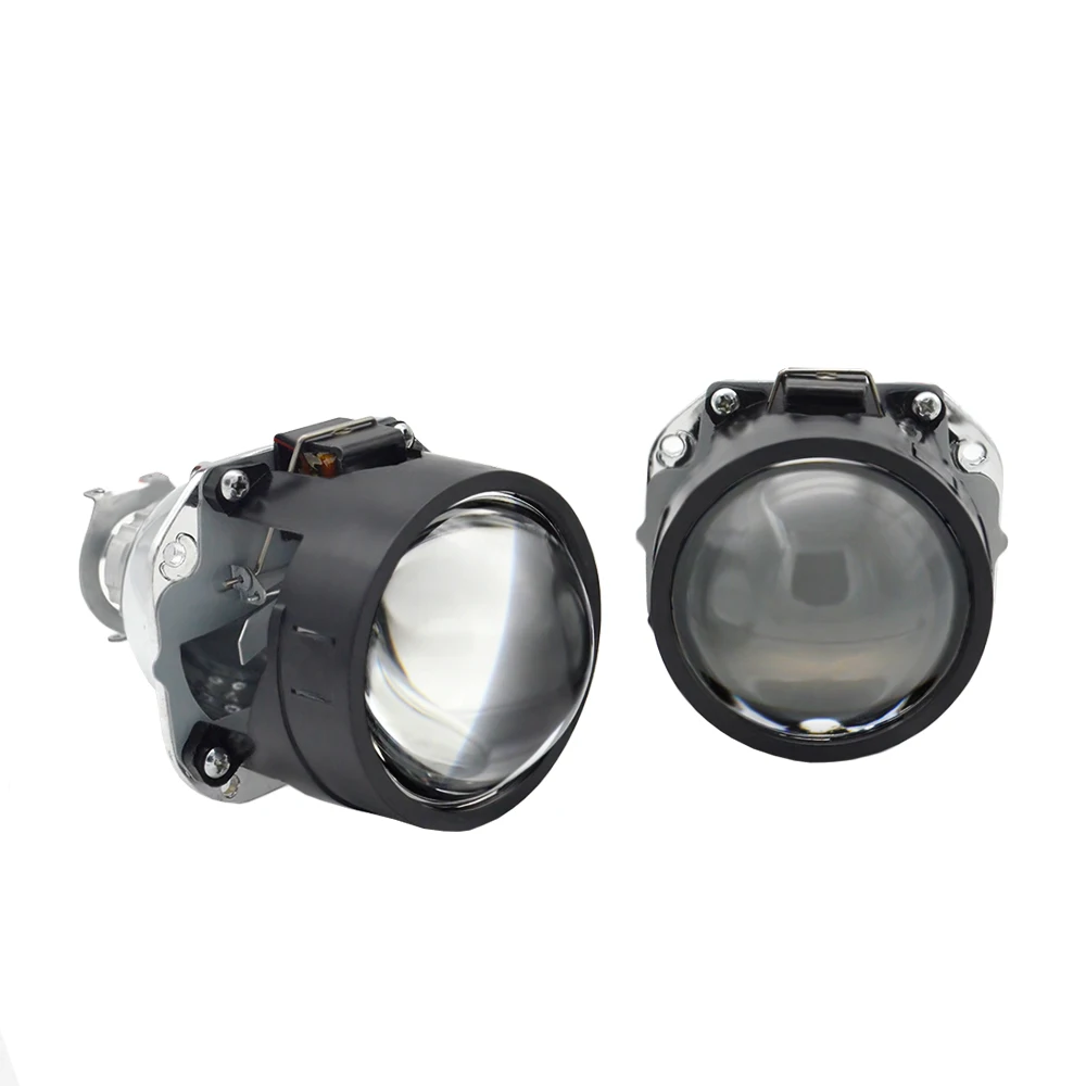 2 قطعة 2.5 بوصة bixenon hid سيارة العارض عدسة زينون عدة لمبة مصباح المصباح صالح ل H1 H4 H7 سيارة الجمعية كيت شحن مجاني