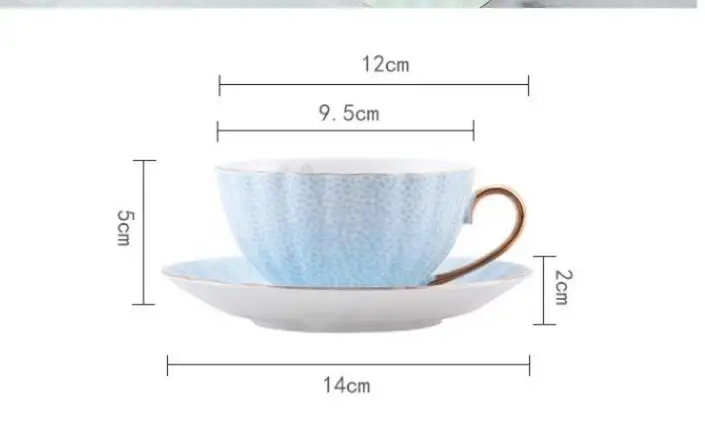 Британский стиль высококачественный костяного фарфора кофейная чашка пасторальный послеобеденный чай керамическая черная чайная чашка блюдо ложка чашка с изображение тыквы розовая чашка кружки