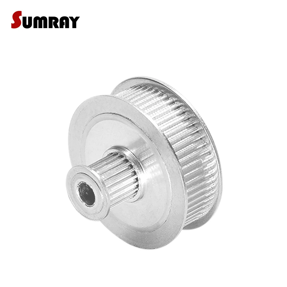 Polia para a para a Máquina de Gravura Sumray 2gt 20 t 60 t Cabeça Dupla Polia Cronometrando 6 e 8mm Furo Interno 7 e 11mm Largura da Engrenagem Combinado Máquina de Gravura