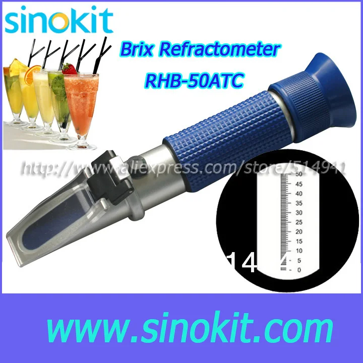 

Supplier Blue Grip 0-50% Brix Refractometer RHB-50ATC (Blue)